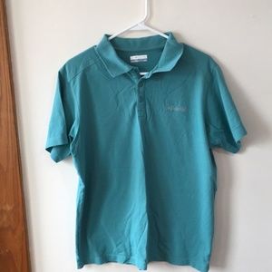 Columbia polo aqua marine
